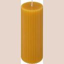 bougie-rond-demi-jaune-5x14cm