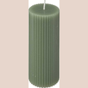 bougie-rond-demi-vert-5x14cm