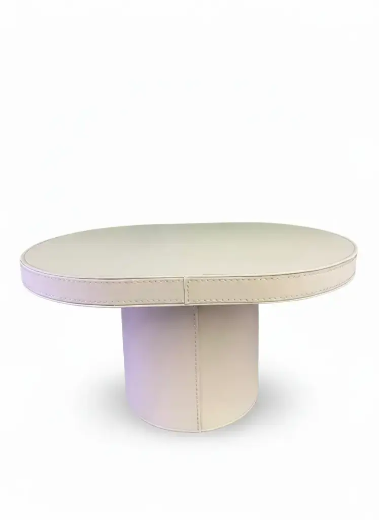 [XSH-2508-05-GM] Support ovale sur pied simili 34.5_25_17 cm.webp