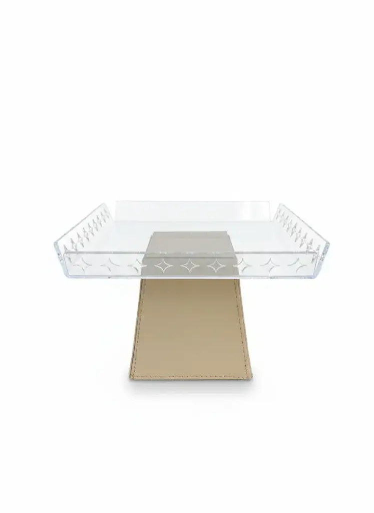 [XSH-2508-01-PM] Support apperitif acrylique 23.5_23.5_8 cm.webp