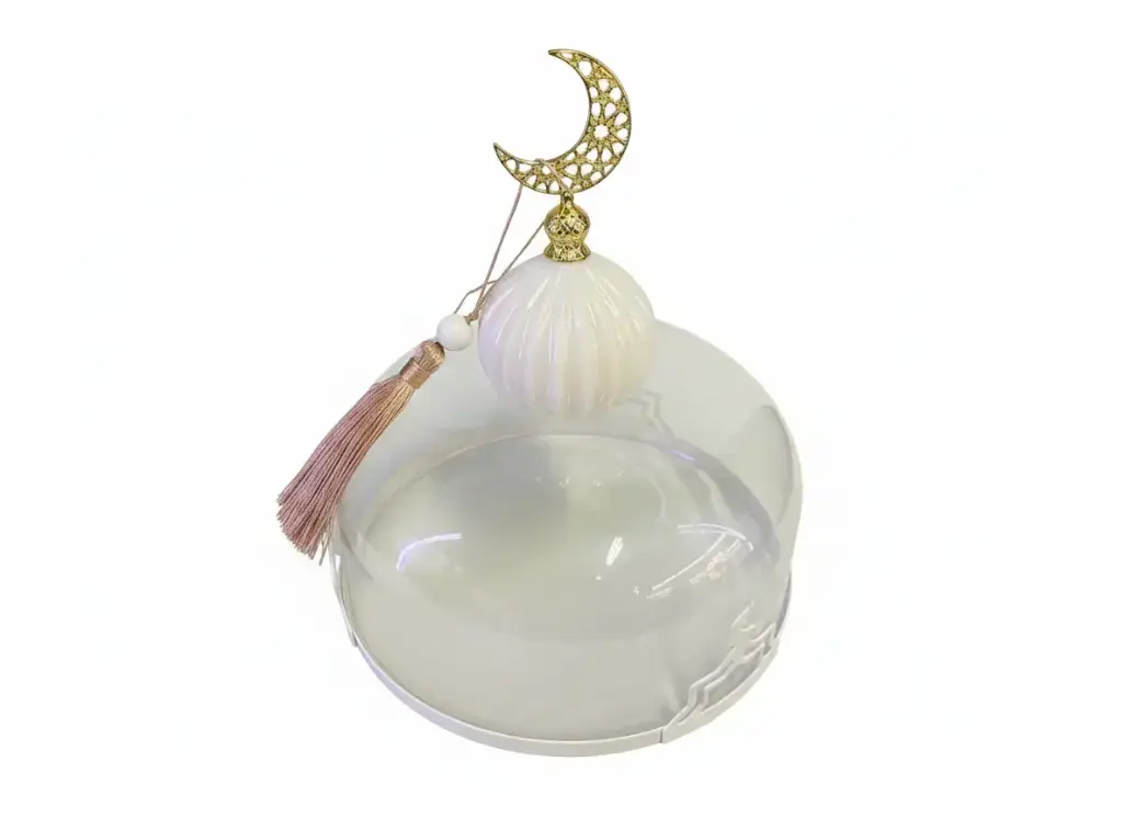 [813-2-PM] Plat rond a cloche 17_17_19cm - Kaika.webp