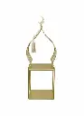 [25621-4_gold-MM] Support apperitif minaret or 14_10_44cm - Nadya.webp