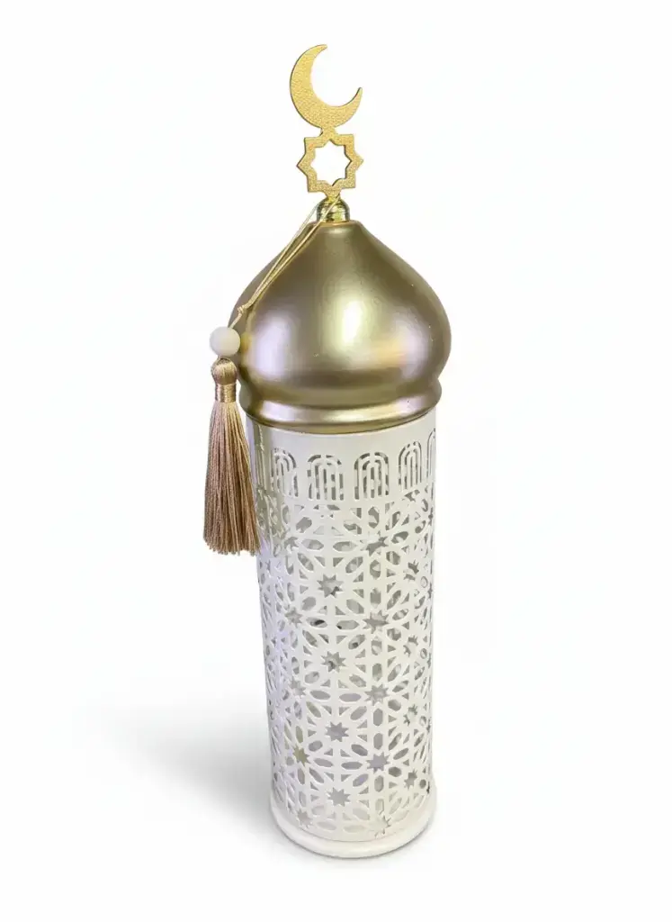 [25789-2] Minaret ajouré led dome or 10_10_35cm - Amina.webp