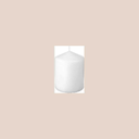 bougie-rond-many-blanc-7x9