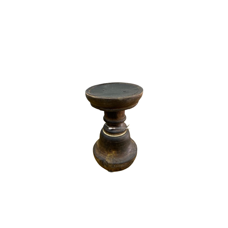 bougeoir-bois-foncé-14cm