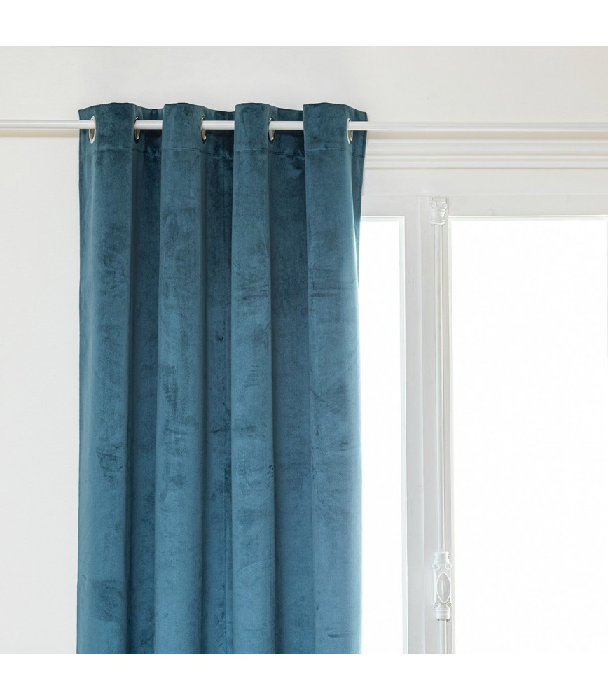 Rideau occultant  velou  thea egéen 140x260 cm 