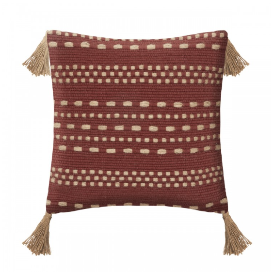 Coussin cot jute bota tc 40x40