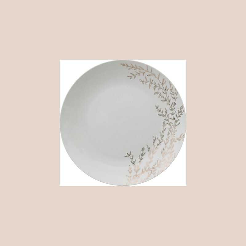 Assiette plate bois de rose d27