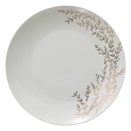 Assiette dessert imprimer  bois de rose d19