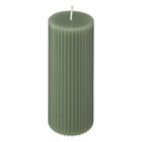 Bougie ronde demi verte 5x14