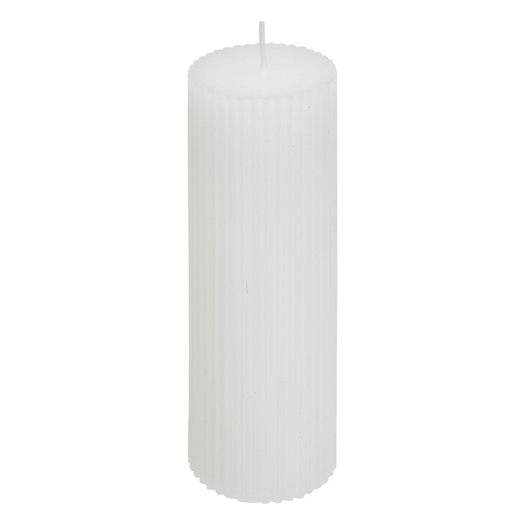 Bougie ronde demi blanche 5x14