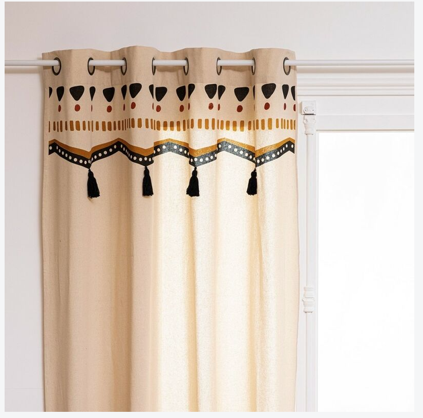 Rideau cot pomp tribal 140x260