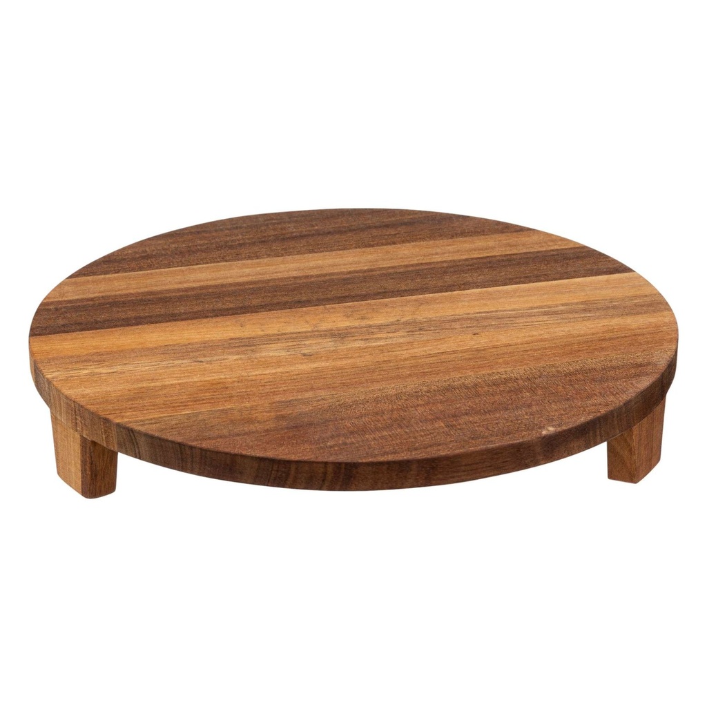 Plat de présentation en acacia MINA 30 cm de diamètre  