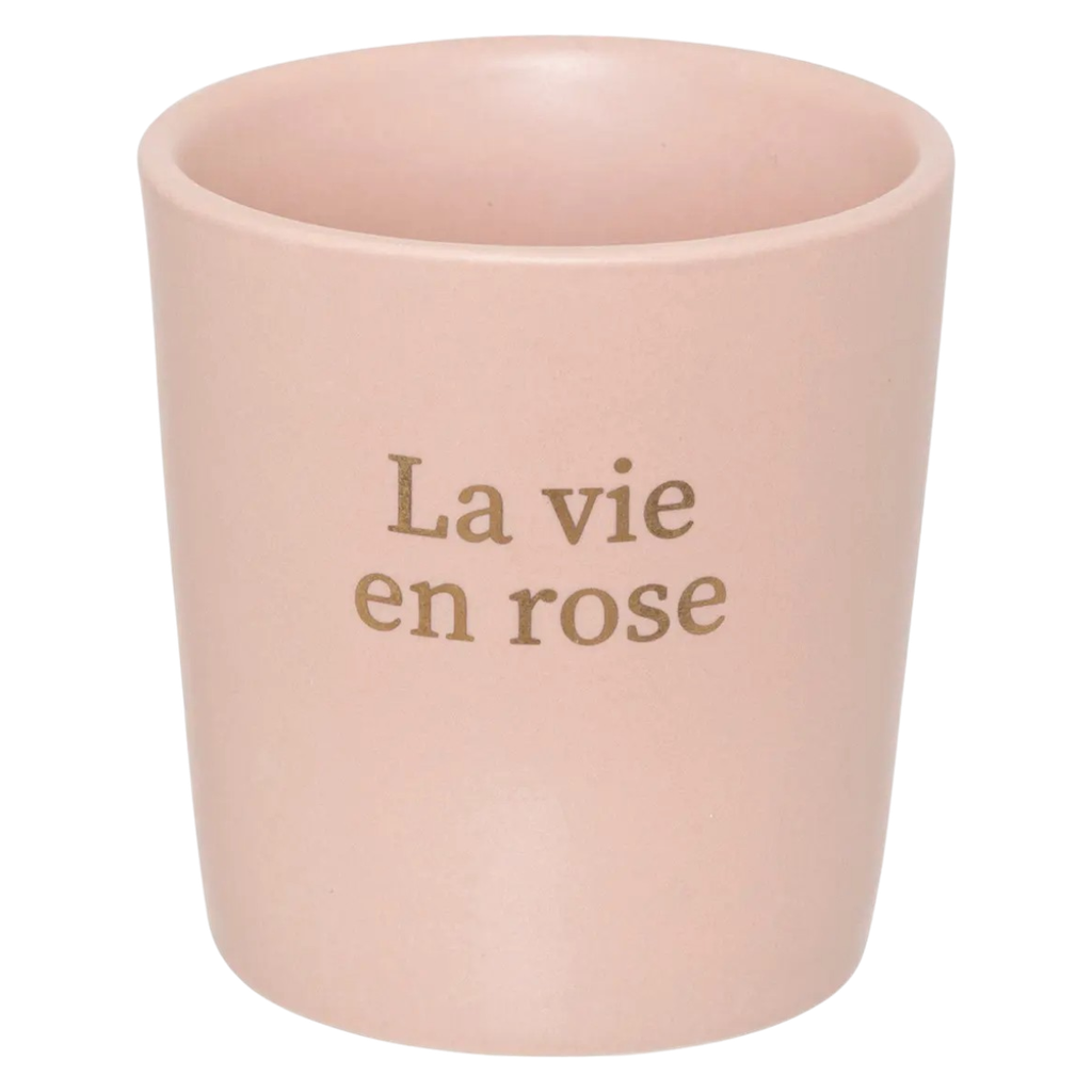 Tasse 44 cl - "la vie en rose"