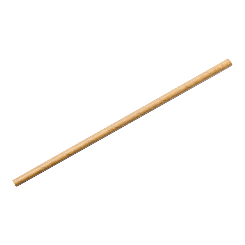 20 pailles en carton kraft 19,5cm