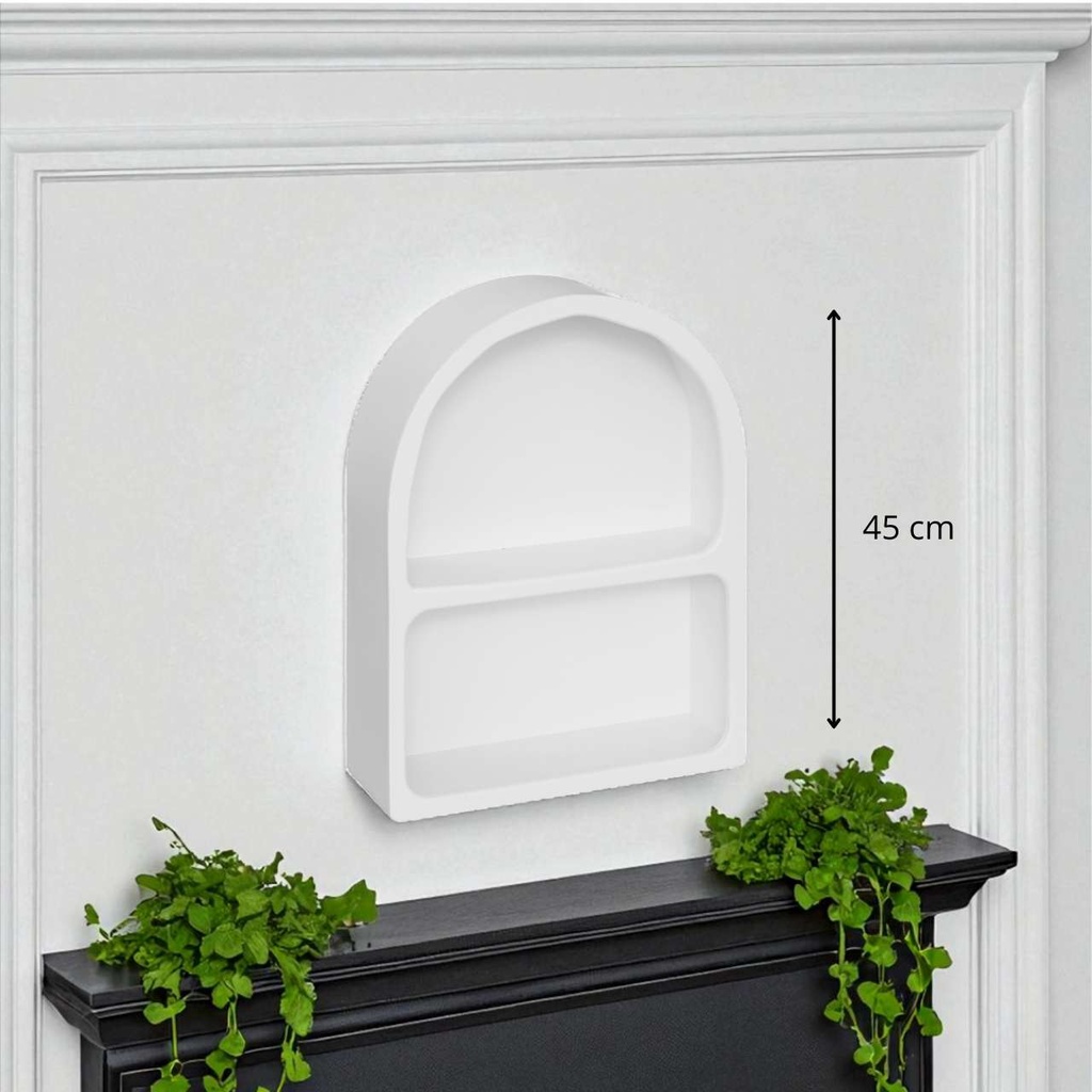 Etagere mdf rivi blc 45x35