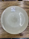 Assiette  plate aurore or d 28cm