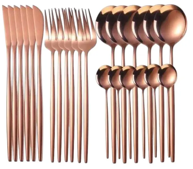 Menagere rose gold 20pcs 