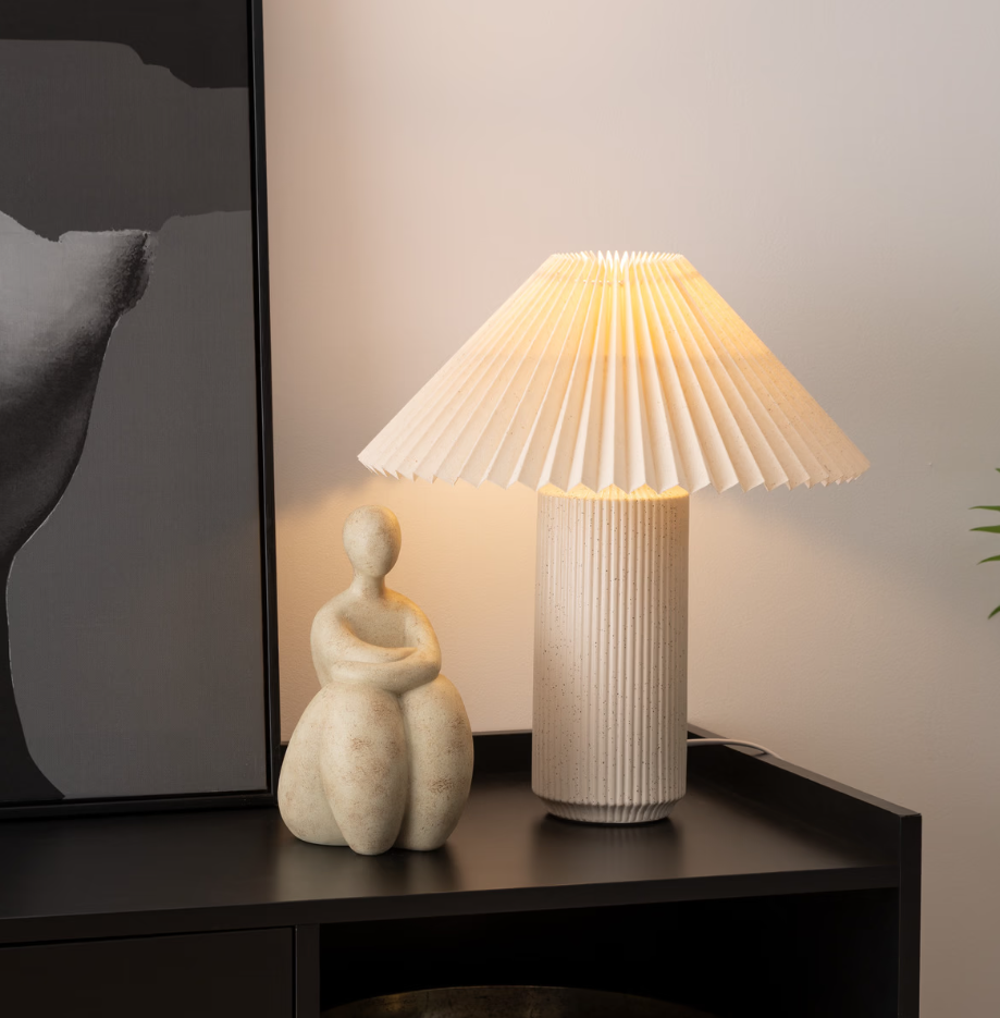 Lampe cyld talya blanc h38