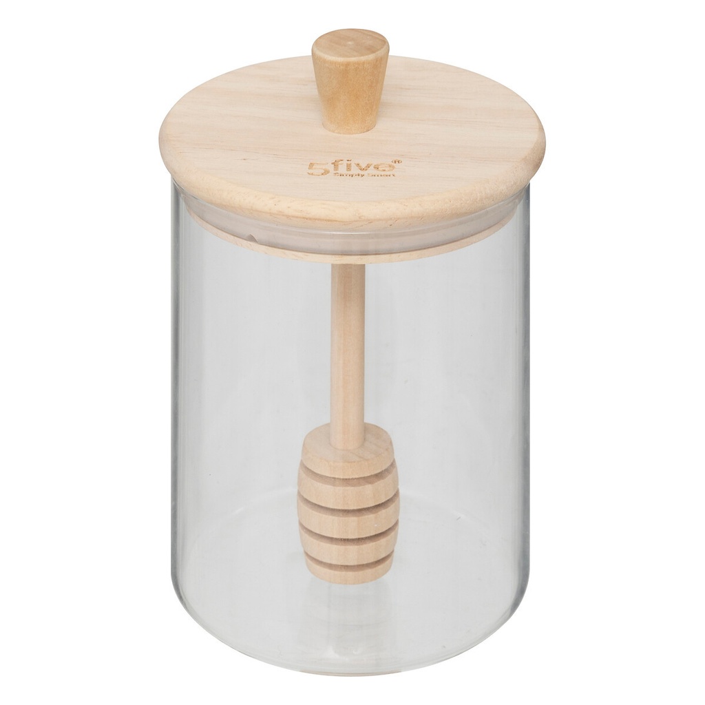 Pot miel ver+bois 0,4l hermet