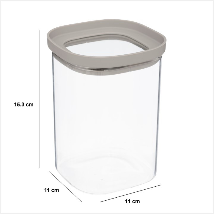 Bocal verre+silicone 1l hermet