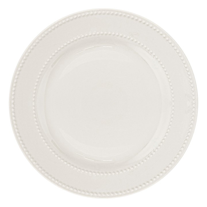 Assiette plate perle d27
