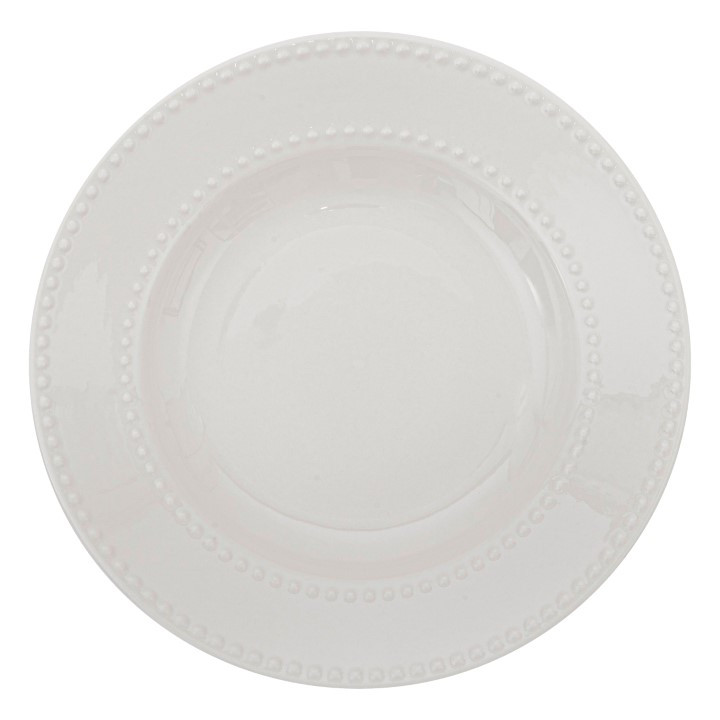 Assiette creuse perle d22