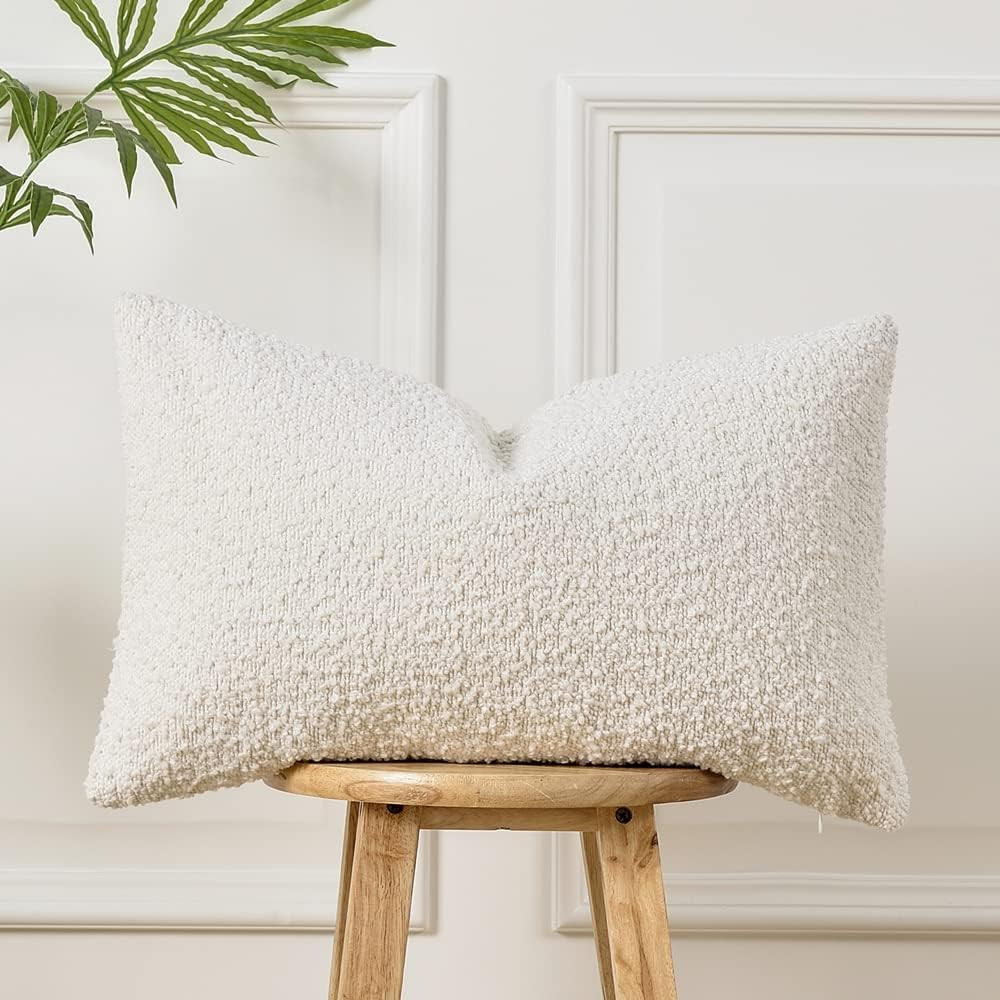 Coussin blanc soana 30x50