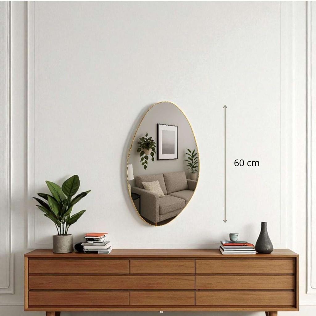 Miroir plast orga roman 60x40