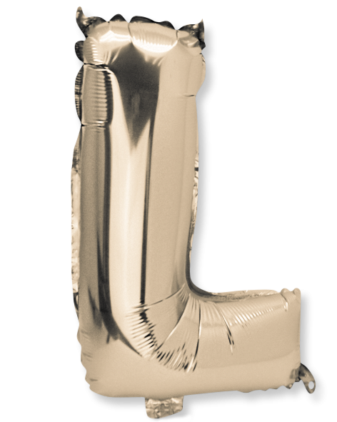  ballon metal or 36cm lettre l