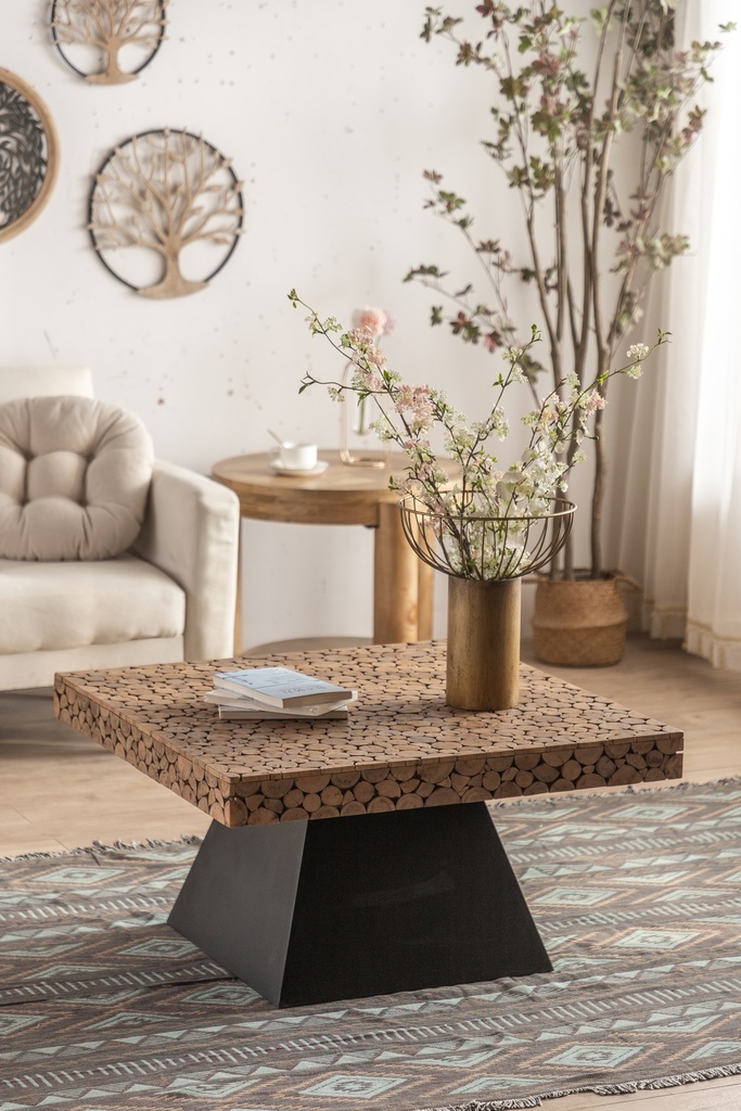 Table basse "horizon urbain"