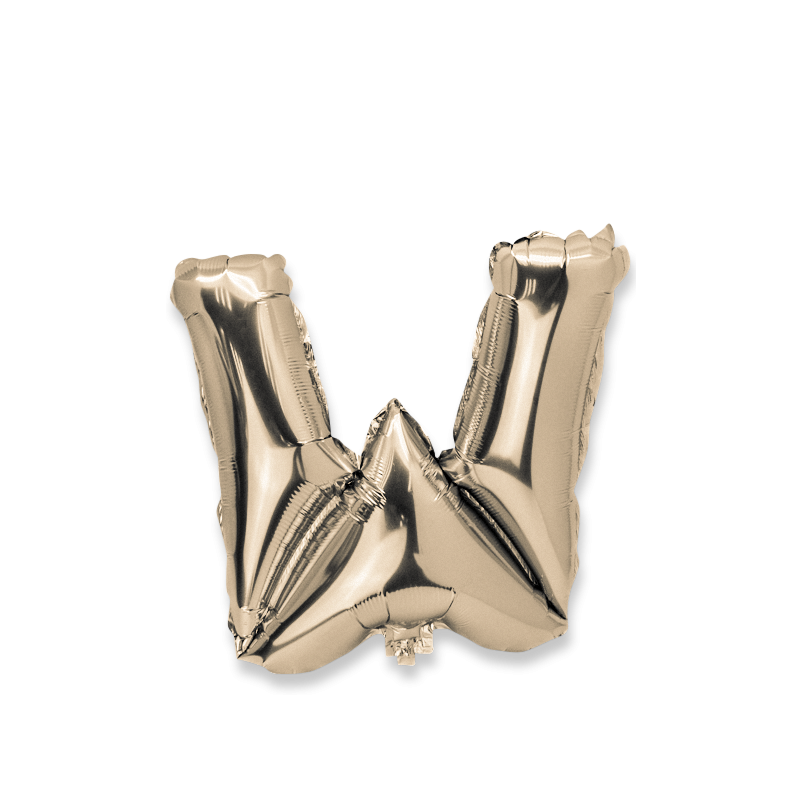 Ballon metal or 36cm lettre w
