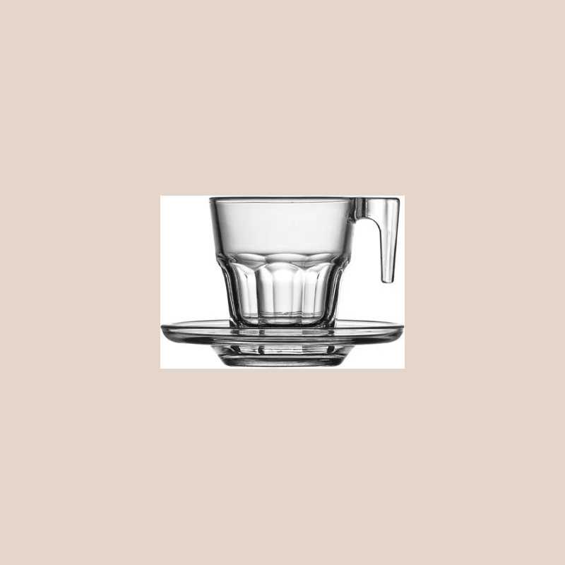 Tasse à café  cristal maison blanche