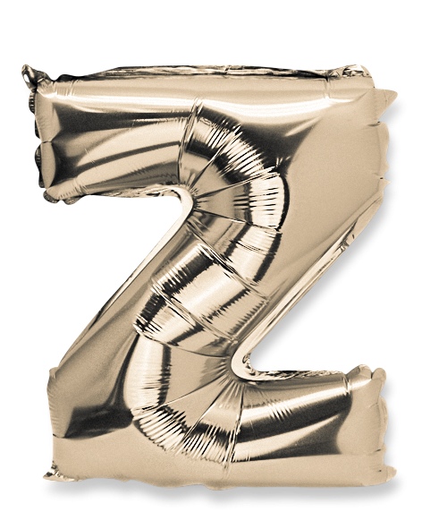  ballon metal or 36cm lettre z