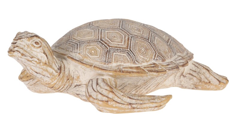 Grande tortue polynésienne motif a losange