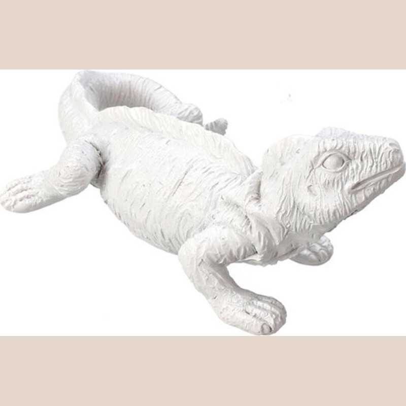 Animal de mer 14cm blanc lézard