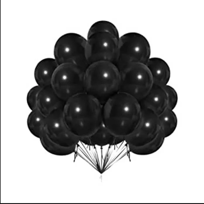 Ballon unis x30 noir