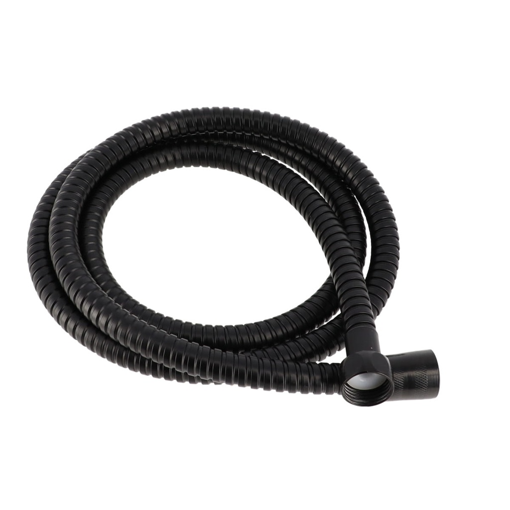 Flexible de douche acier inoxidable 150 cm - noir mat
