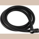 Flexible de douche acier inoxidable 150 cm - noir mat
