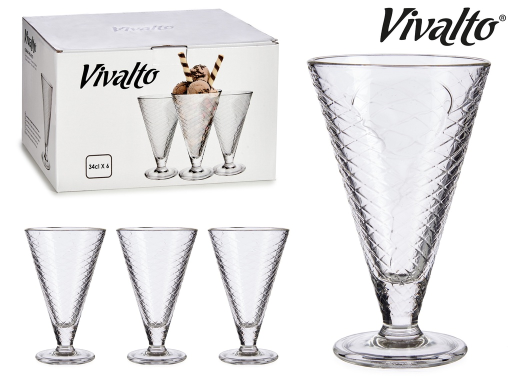 Coupe glace conique haute