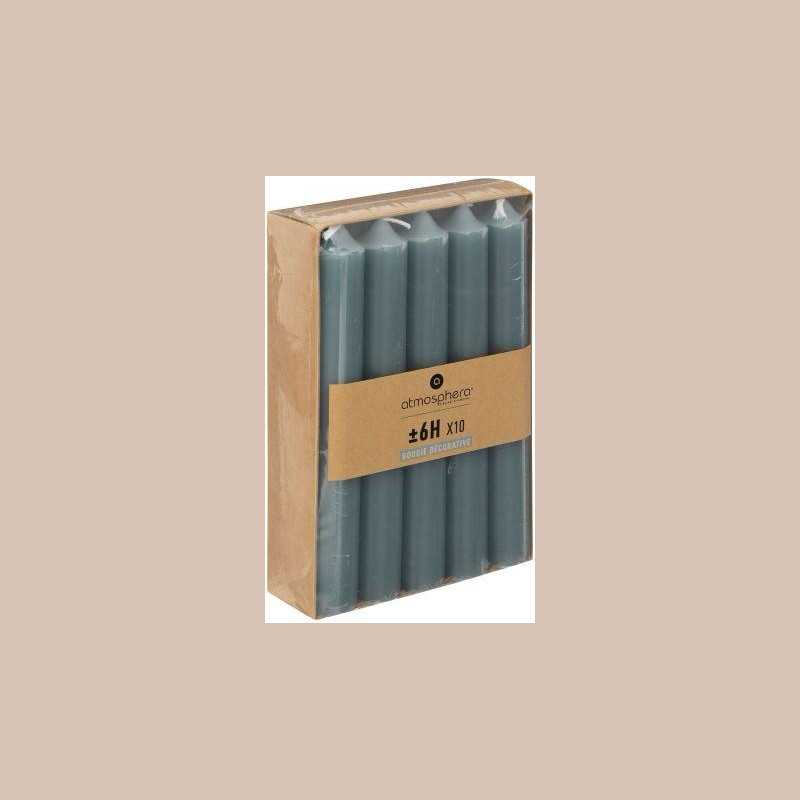 Bougie bâton  x10 hugo orage h16