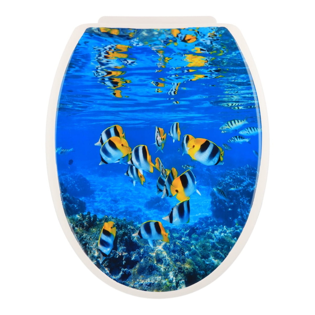 Abattant wc pp 18 pouces attaches plastiques - island spirit