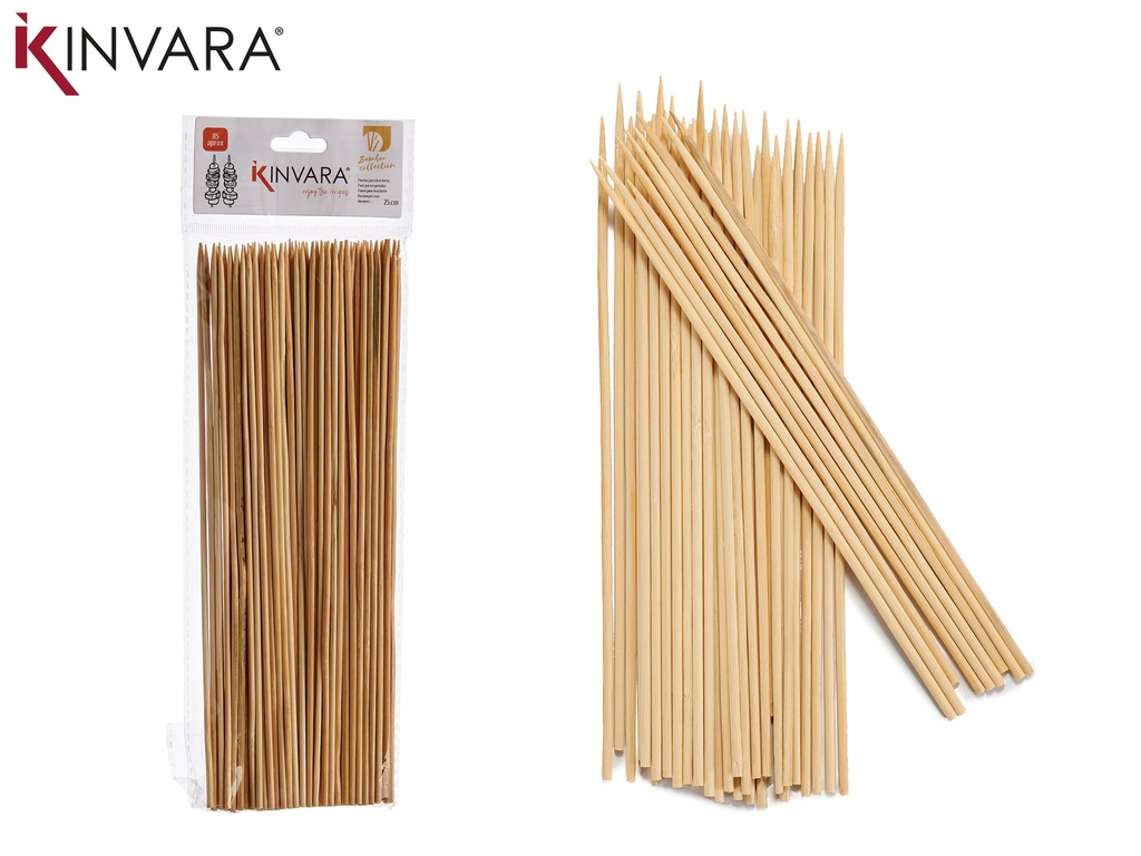 Set 85 brochettes bambou 25cm