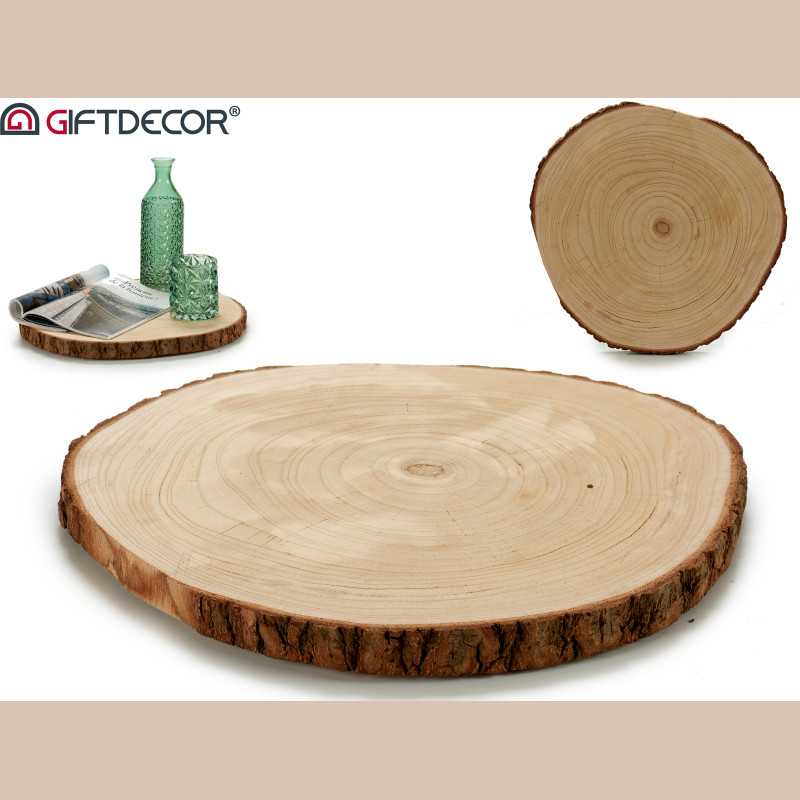 Support en bois rond diametre 39 cm