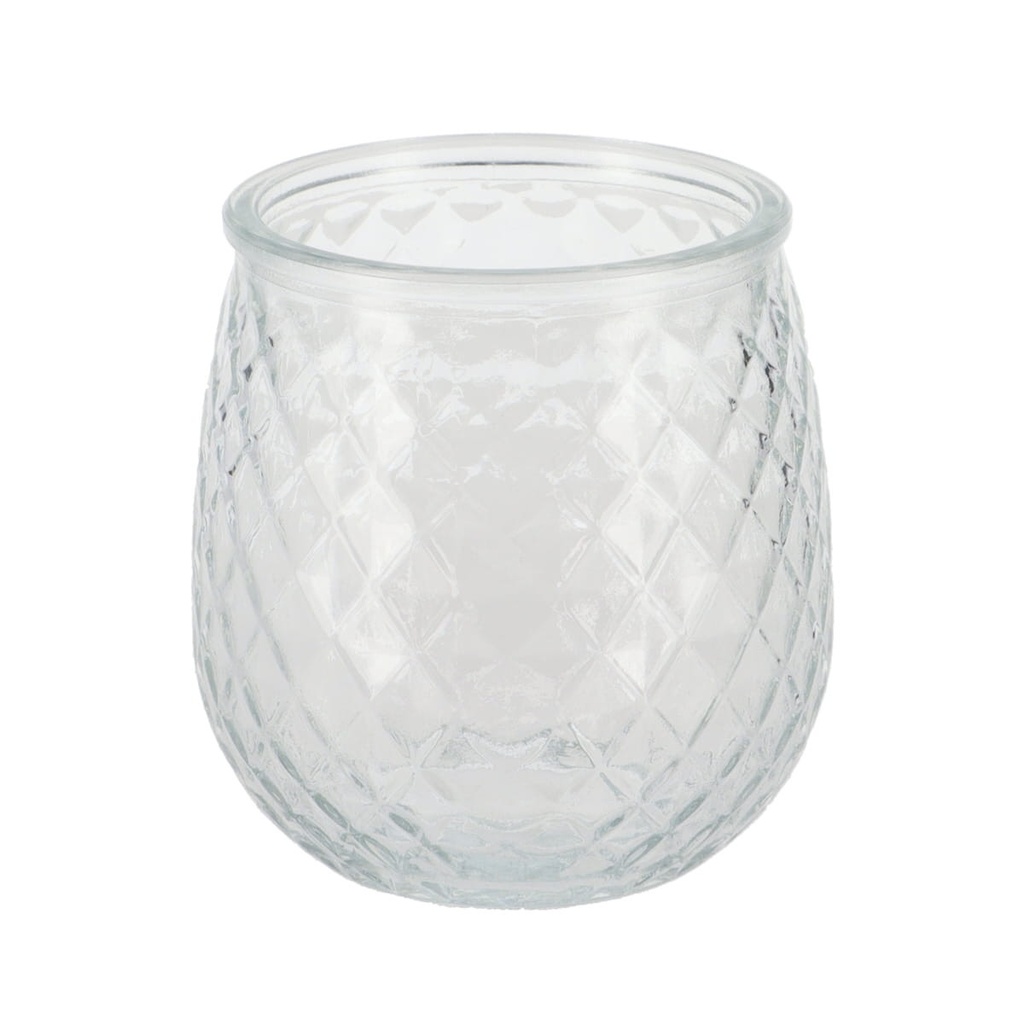 Gobelet verre arrondi - transp.