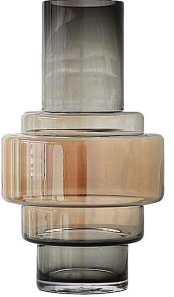 Vase verre totem degrade coul 