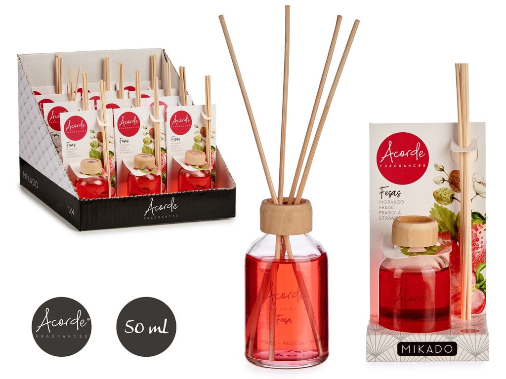 Mikado 50 ml c/baguette fraise