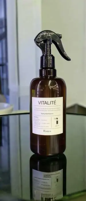 Spray d'ambiance 500ml moderne apothicaire parfum vitalite