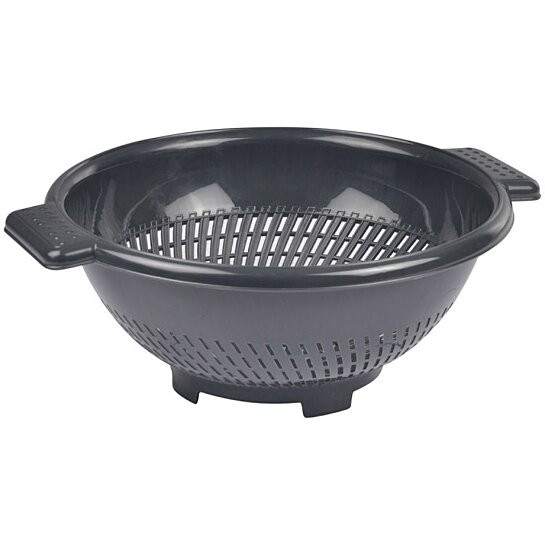 Passoire plastique d25*h10cm anthracite