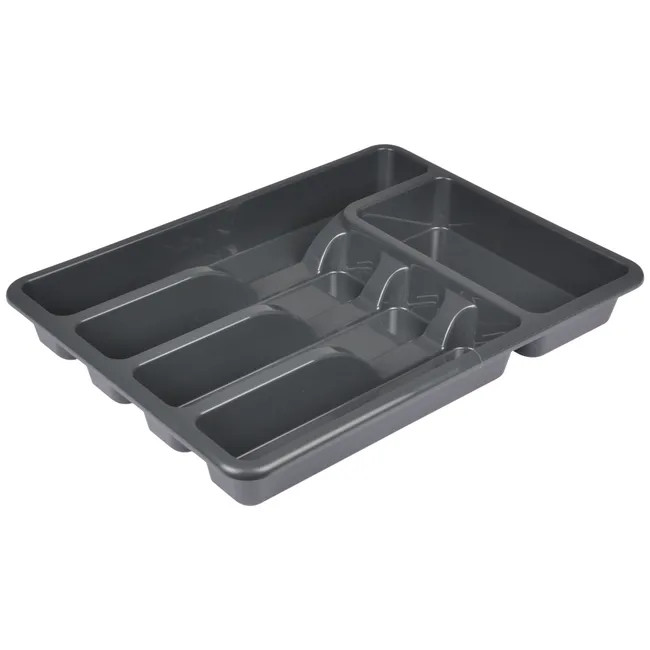 Range couverts de luxe plastique 39*29*h5cm anthracite